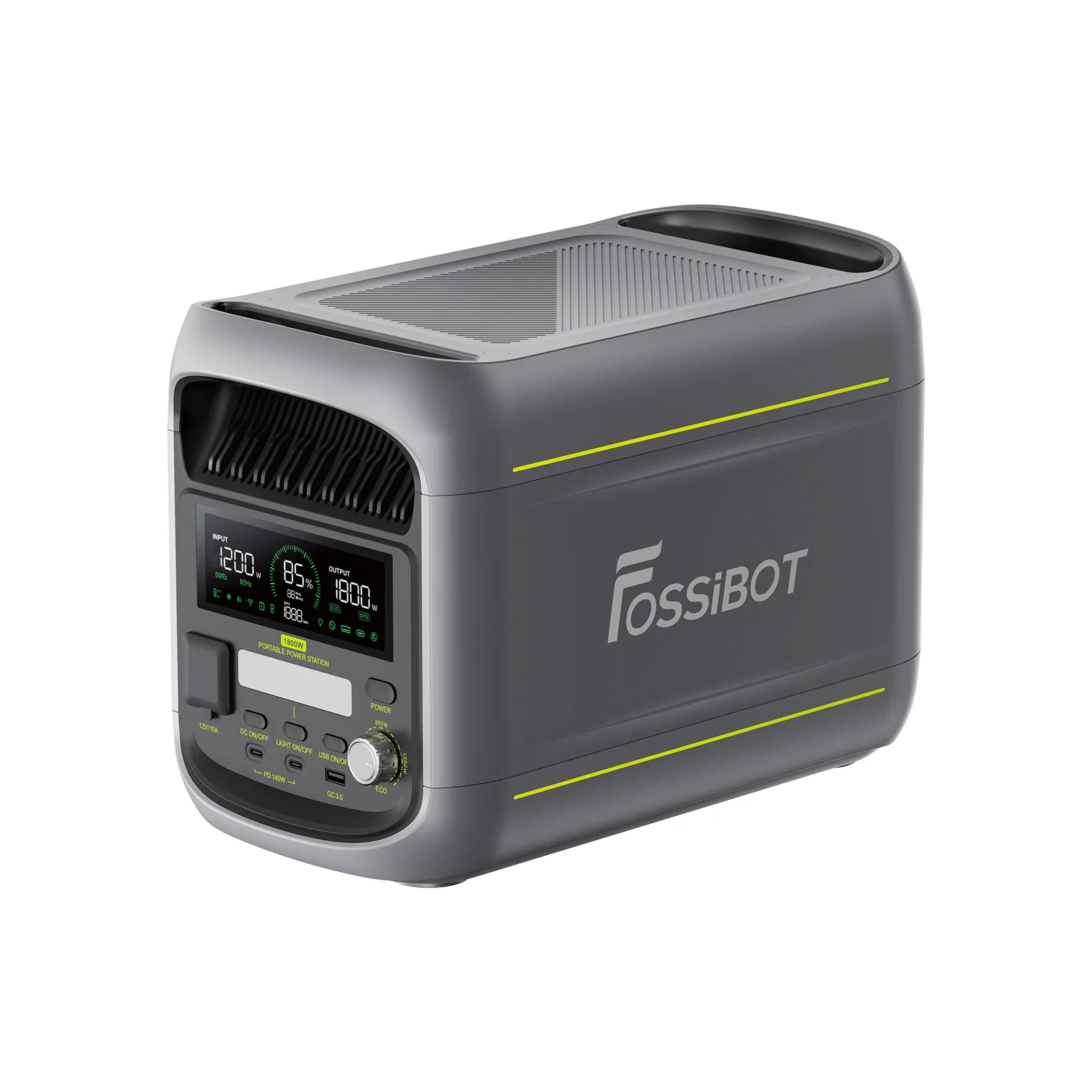 FOSSiBOT F1800 Tragbare Powerstation | 1800W 1024Wh